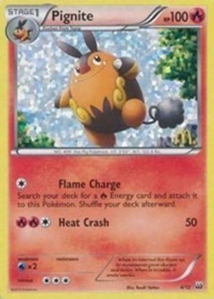 Pignite 004/12 - Holofoil McDonalds Promos 2012 - Promo