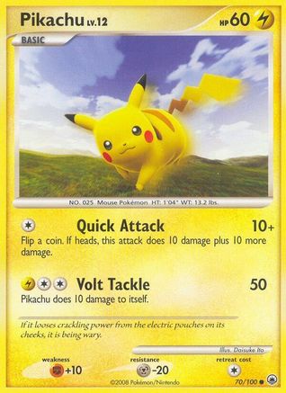 Pikachu 070/100 Majestic Dawn - Common