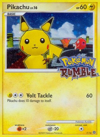 Pikachu 007 - Holofoil Rumble - Promo