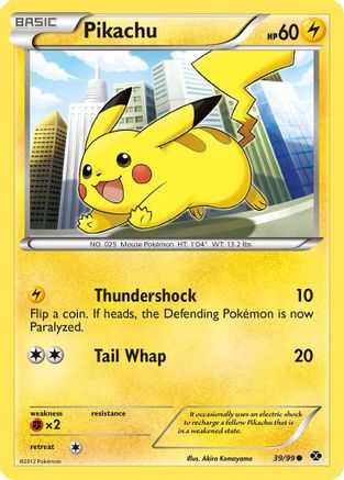Pikachu 039/99 - Reverse Holofoil Next Destinies - Common