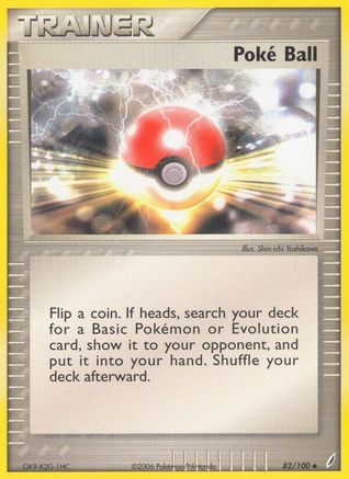 Poke Ball 082/100 Crystal Guardians - Uncommon
