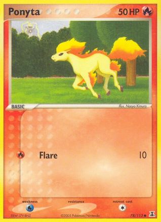 Ponyta 078/113 Delta Species - Common