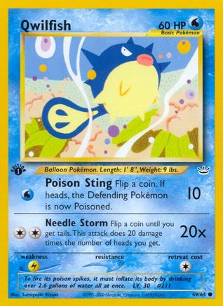 Qwilfish 049/64 - Unlimited Neo Revelation - Common