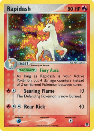 Rapidash 013 FireRed & LeafGreen - Holo Rare