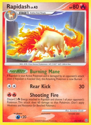 Rapidash 022 Stormfront - Rare