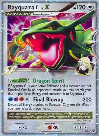 Rayquaza C LV.X DP47 - Holofoil Diamond and Pearl Promos - Promo