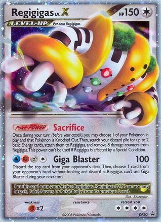 Regigigas LV.X DP30 - Holofoil Diamond and Pearl Promos - Promo