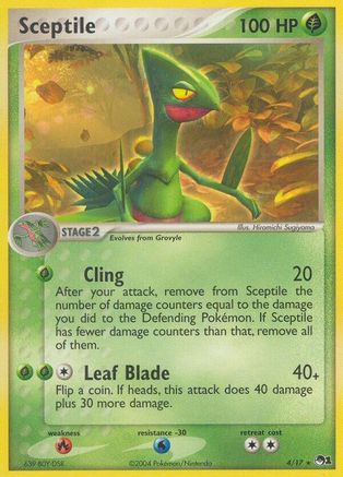 Sceptile 004 - Holofoil POP Series 1 - Rare