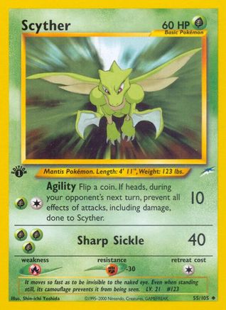 Scyther 055 - Unlimited Neo Destiny - Uncommon