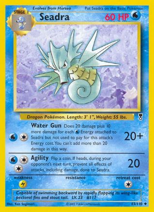 Seadra 063/110 - Reverse Holofoil Legendary Collection - Uncommon