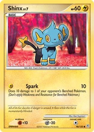 Shinx 098/130 - Reverse Holofoil Diamond and Pearl - Common