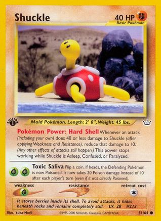 Shuckle 051/64 - 1st Edition Neo Revelation - Common