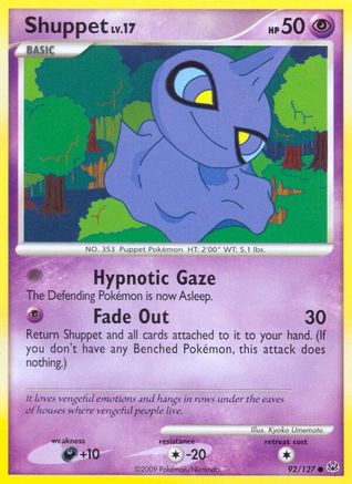 Shuppet 092/127 - Reverse Holofoil Platinum - Common