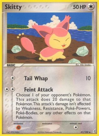 Skitty 041/100 Crystal Guardians - Uncommon