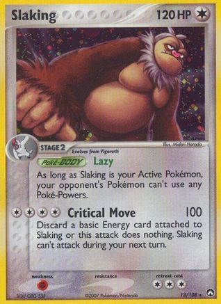 Slaking 013 - Holofoil Power Keepers - Holo Rare