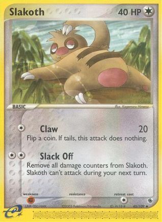 Slakoth 045/109 Ruby and Sapphire - Uncommon