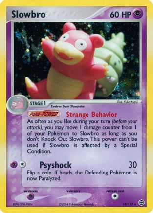 Slowbro 014 - Holofoil FireRed & LeafGreen - Holo Rare
