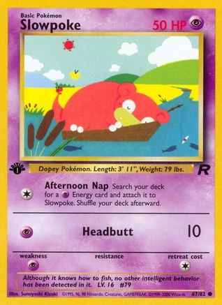 Slowpoke 067/82 - Unlimited Team Rocket - Common