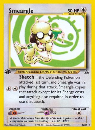 Smeargle (30) 030/75 - Unlimited Neo Discovery - Rare