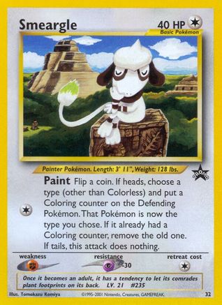 Smeargle 032/53 WoTC Promo - Promo