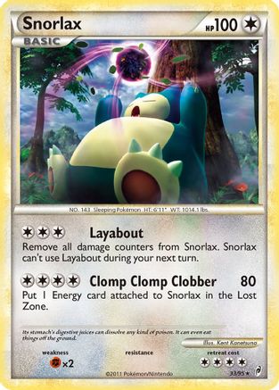 Snorlax 033/95 Call of Legends - Rare