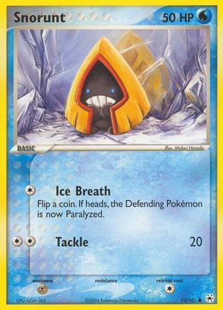Snorunt 073 - Reverse Holofoil Hidden Legends - Common