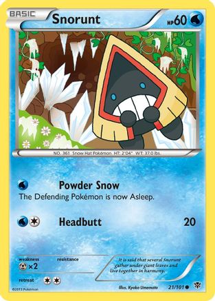 Snorunt 021 Plasma Blast - Common