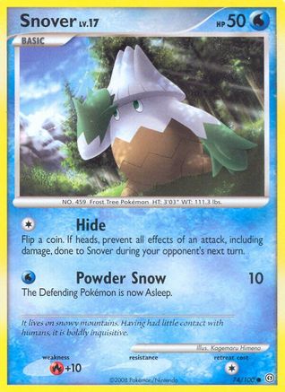 Snover 074 - Reverse Holofoil Stormfront - Common