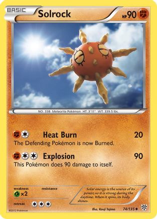 Solrock 074 Plasma Storm - Uncommon