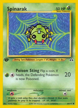 Spinarak 064/75 - Unlimited Neo Discovery - Common