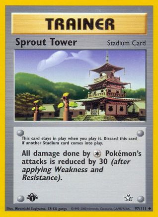 Sprout Tower 097/111 - Unlimited Neo Genesis - Uncommon