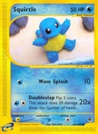 Squirtle (131) 131/165 - Reverse Holofoil Expedition - Common