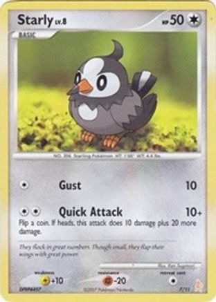 Starly 007 DP Trainer Kit Manaphy & Lucario - Common