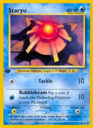 Staryu 056/64 - Unlimited Neo Revelation - Common