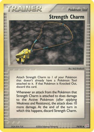 Strength Charm 074 - Reverse Holofoil Team Magma vs Team Aqua - Uncommon