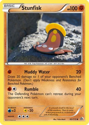 Stunfisk 083/113 Legendary Treasures - Uncommon