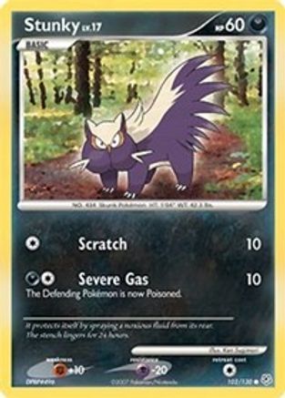 Stunky 102 - Reverse Holofoil Diamond and Pearl - Common