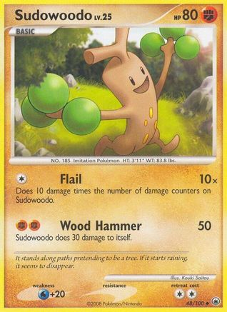 Sudowoodo 048 - Reverse Holofoil Majestic Dawn - Uncommon