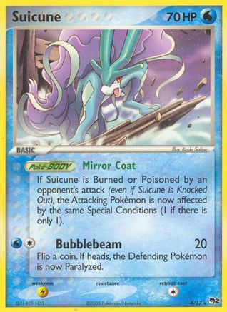 Suicune 004 - Holofoil POP Series 2 - Rare