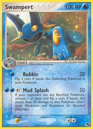 Swampert 005 - Holofoil POP Series 1 - Rare