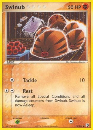 Swinub 079/109 - Reverse Holofoil Team Rocket Returns - Common