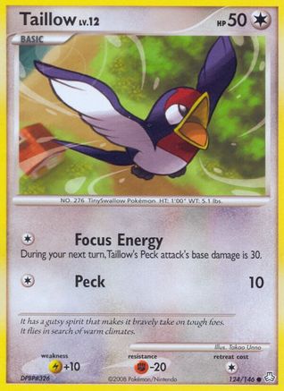Taillow 124 Legends Awakened - Common