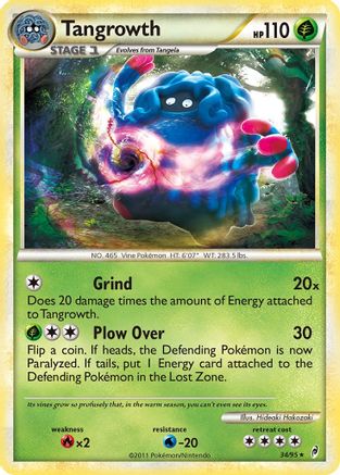 Tangrowth 034 - Reverse Holofoil Call of Legends - Rare