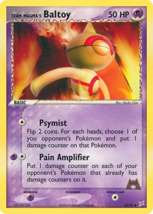 Team Magma's Baltoy 032/95 Team Magma vs Team Aqua - Uncommon