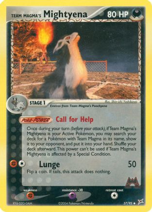 Team Magma's Mightyena 037/95 Team Magma vs Team Aqua - Uncommon