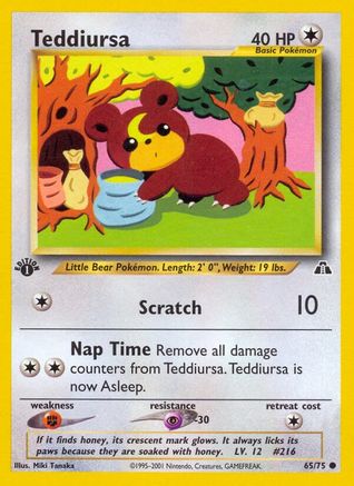 Teddiursa 065/75 - Unlimited Neo Discovery - Common