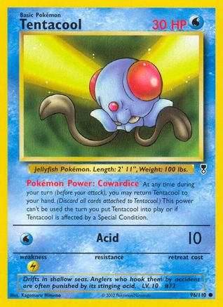 Tentacool 096/110 - Reverse Holofoil Legendary Collection - Common