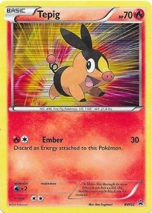 Tepig (BW02) BW02 - Holofoil Black and White Promos - Holo Rare