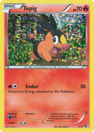 Tepig 003/12 - Holofoil McDonalds Promos 2011 - Promo