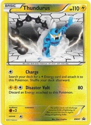 Thundurus BW41 - Reverse Holofoil Black and White Promos - Promo